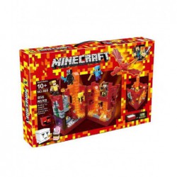 Конструктор аналог LEGO — майнкрафт *Битва за крепость* 856 дет. LED подсветка — фото товара