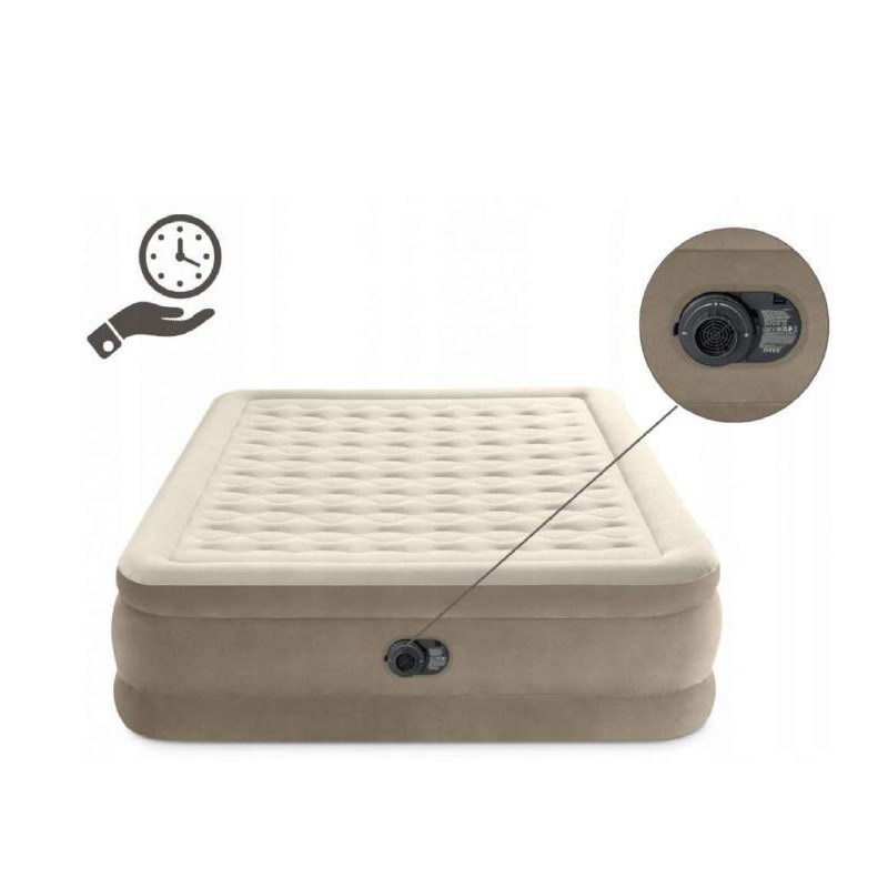  Надувная кровать Intex 64428 ND в интерьере спальни