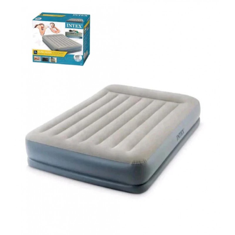Надувная кровать Intex 64118 с встроенным электронасосом