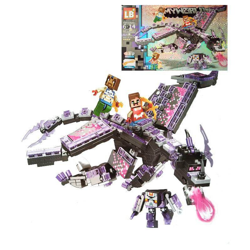 Конструктор аналог LEGO — Конструктор Эндер Дракон из Майнкрафт LB1193 — фото товара