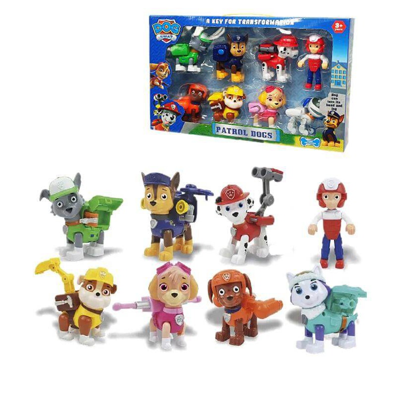 Конструктор аналог LEGO — Набор Щенячий патруль 8 фигурок