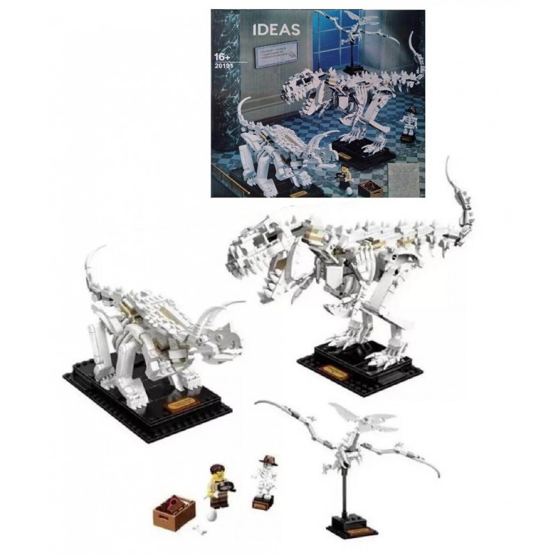 Конструктор аналог LEGO — Конструктор 910 деталь Кости Динозавров. Ideas Dinosaur Fossils 20191 — фото товара