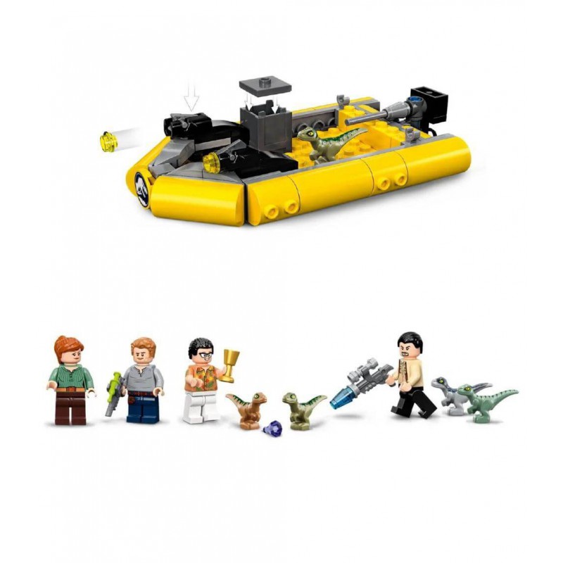 Конструктор 740 деталь Битва Ти-Рекса с роботом динозавром Jurassic World 11337