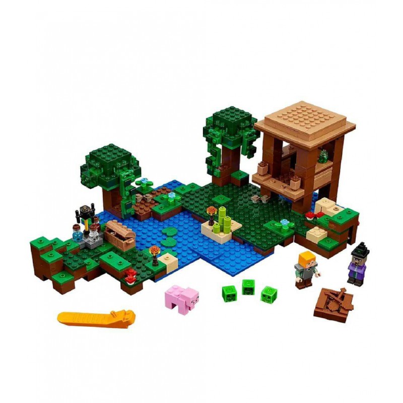 Модульний конструктор 508 деталей Майнкрафт Minecraft Хатина Відьми 10622