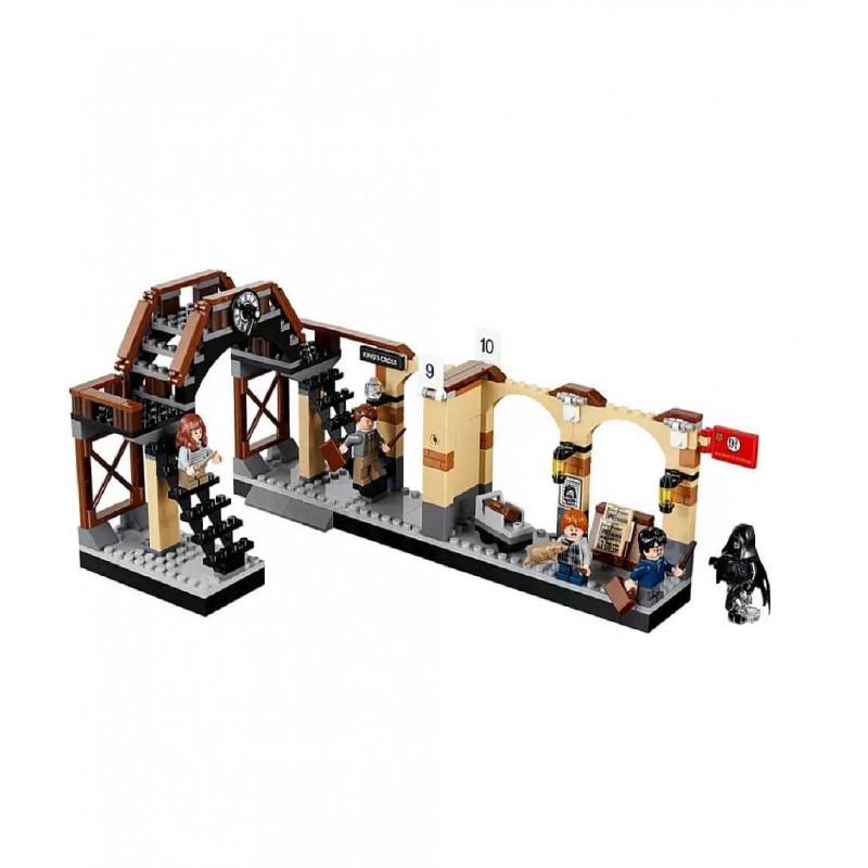 Конструктор Harry Potter Хогвартс Экспресс 898 деталей с минифигурками и станцией аналог Lego 75955