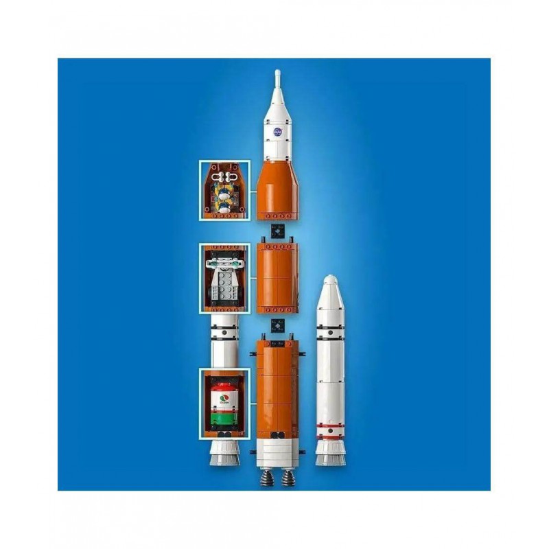 Конструктор City Центр запуску ракет 1073 деталі з ракетою та мініфігурками аналог Lego 60351