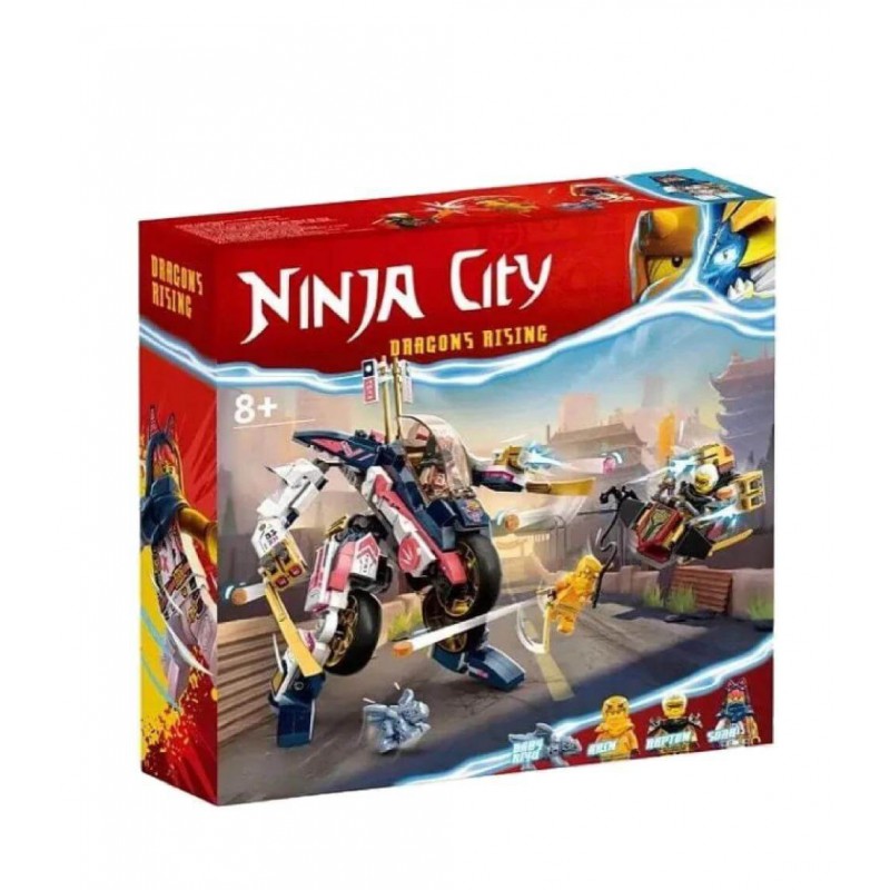 Конструктор Ninjago Байк-трансформер Соры 384 детали с минифигурками