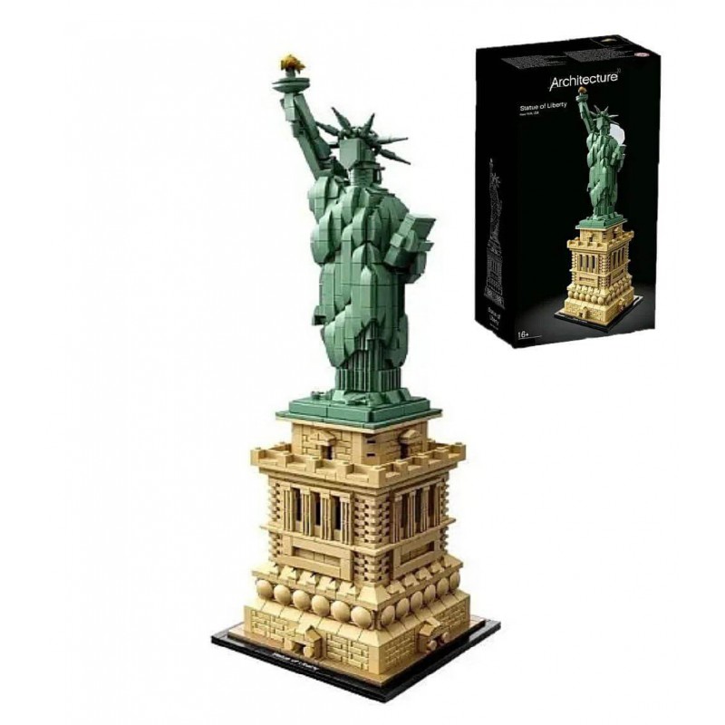 Конструктор аналог LEGO — Конструктор Статуя Свободы Архитектура 1685 деталей 20042 — фото товара