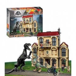 Конструктор аналог LEGO — Конструктор 1049 дет. Нападение индораптора в поместье Локвуд Jurassic World 2 — фото товара