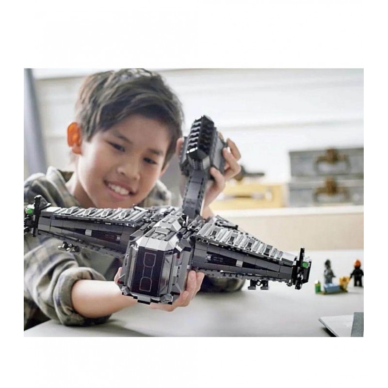 Зореліт у зібраному вигляді конструктор Мандалорець Зоряні війни аналог Лего