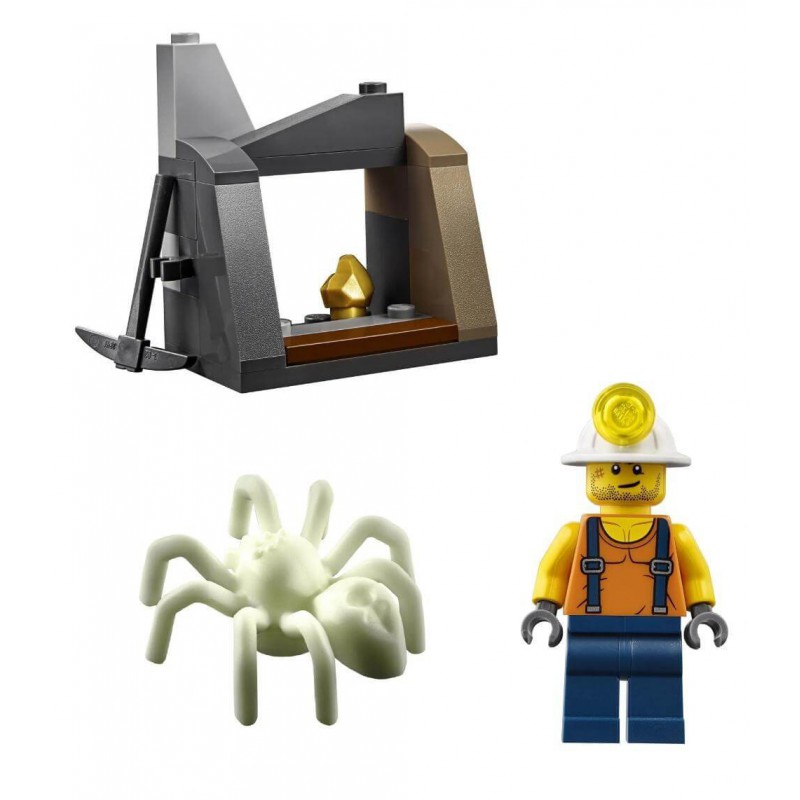 Конструктор Сіті "Трактор для гірничих робіт" 132 деталь, 10874