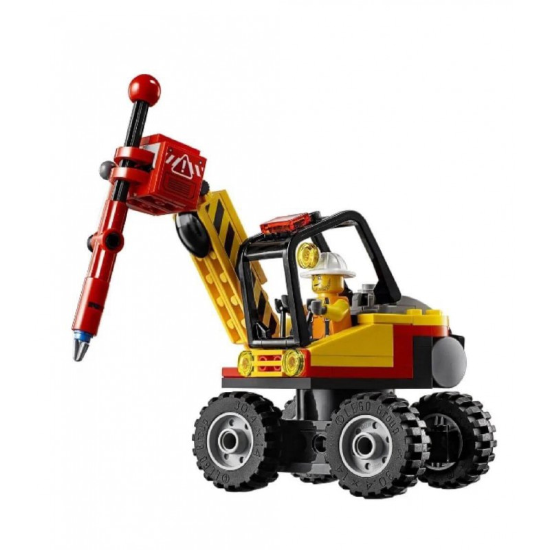 Конструктор Сіті "Трактор для гірничих робіт" 132 деталь, 10874