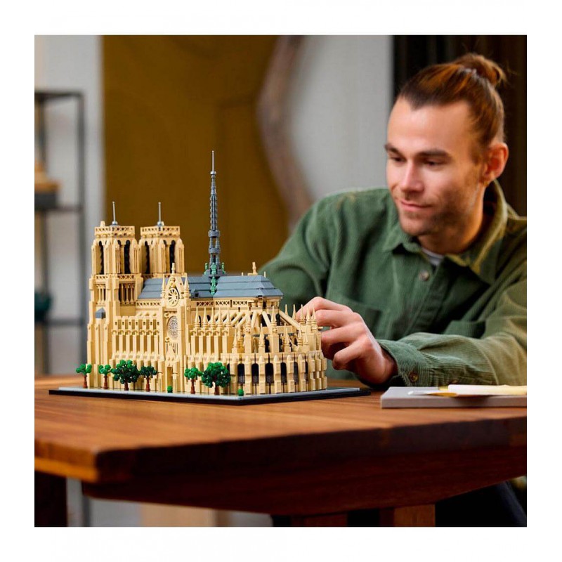Купить конструктор Архитектура Большой Собор Нотр-Дам-де-Пари