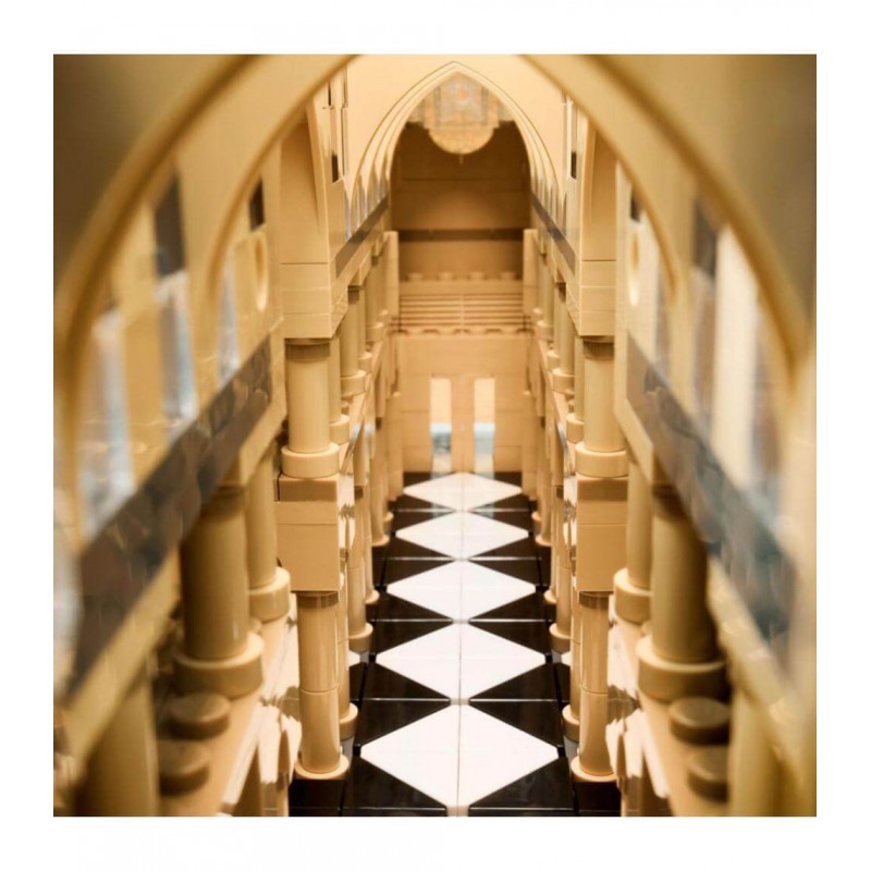 Внутренняя часть собранного конструктора Архитектура Нотр-Дам-де-Пари собор Парижской Богоматери