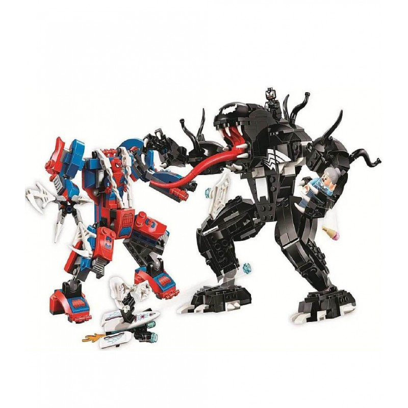 Конструктор аналог LEGO — Конструктор "Человек паук против Веном" 604 деталь 11188