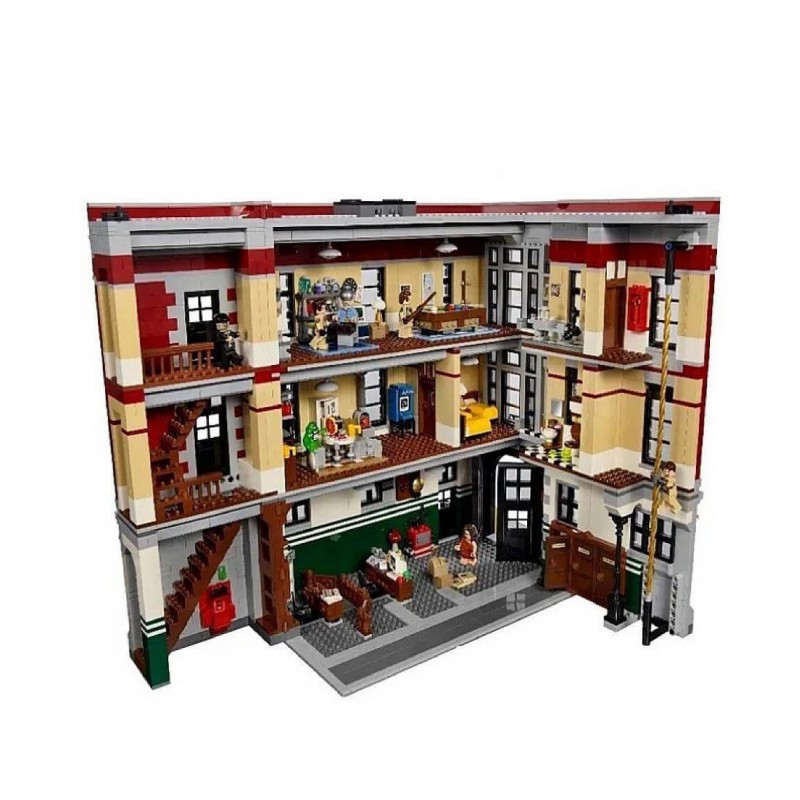 Внутреннее игровое пространство в собранном конструкторе Люди Икс Особняк Икс