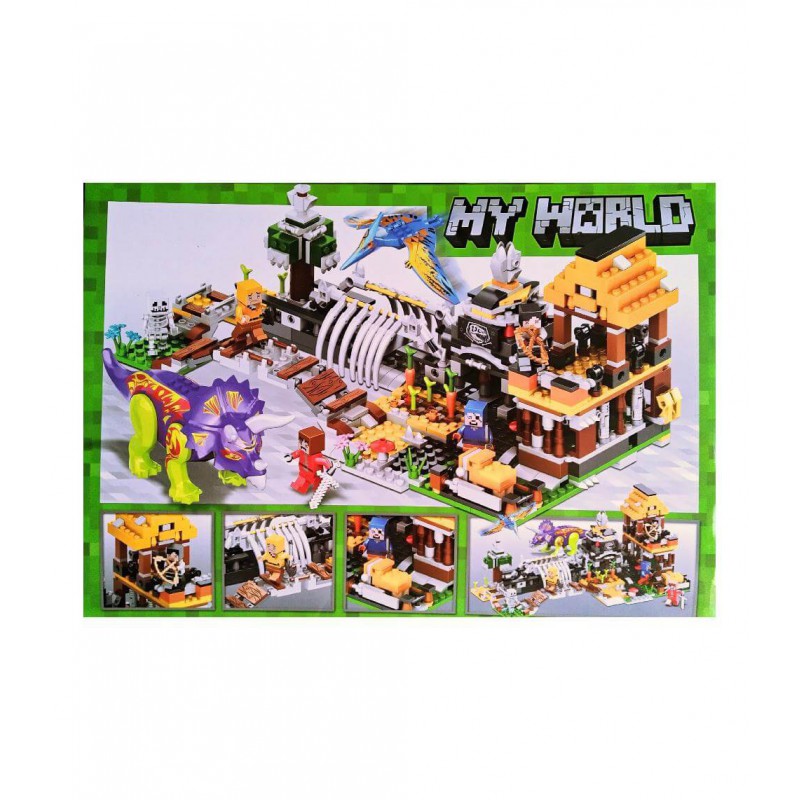 Красочная коробка конструктор типа Лего 736 деталь