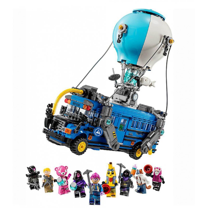 конструктор в собранном виде Фортнайт автобус Fortnite Battle Bus 954 деталь