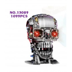 Механічний конструктор для дорослих «Голова скелета», збірна модель у стилі жахів 1099 деталь