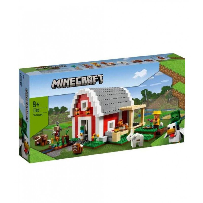 Конструктор Майнкрафт Minecraft Красный амбар 799 дет.