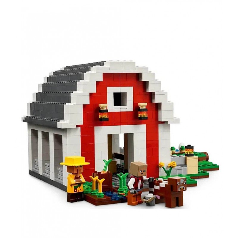Конструктор Майнкрафт Красный амбар 799 деталей