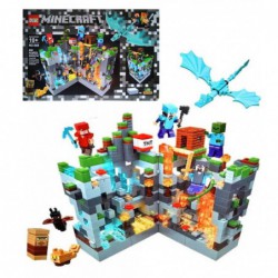 Конструктор аналог LEGO — майнкрафт *Битва в пещерах* 858 дет. LED подсветка — фото товара
