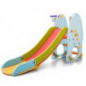Детская пластиковая горка Toti для дома и улицы, устойчивая, от 2 до 7 лет