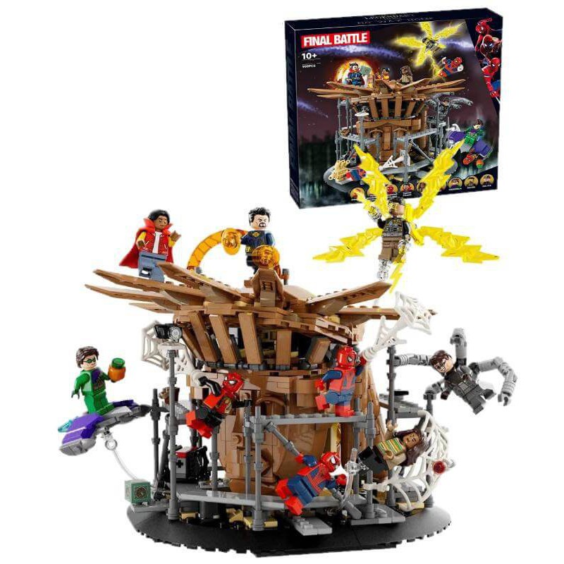 Конструктор аналог LEGO — Конструктор 900 дет. Спайдермен. Финальная битва человека-паука. — фото товара