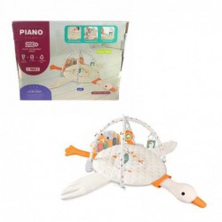 Музикальный коврик HX 9172 A с подсветкой, нотами, мелодиями, текстильными подвесками, погремушками и дугами