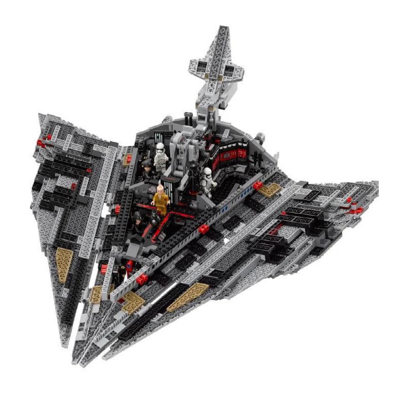 Конструктор Star Wars Звездный разрушитель Первого Ордена 1416 деталей