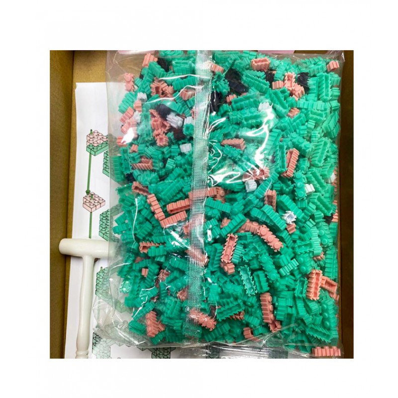 3D конструктор Magic Blocks LABUBU Лабубу 33 см салатовый