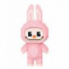 3D конструктор Magic Blocks LABUBU Лабубу 33 см розовый