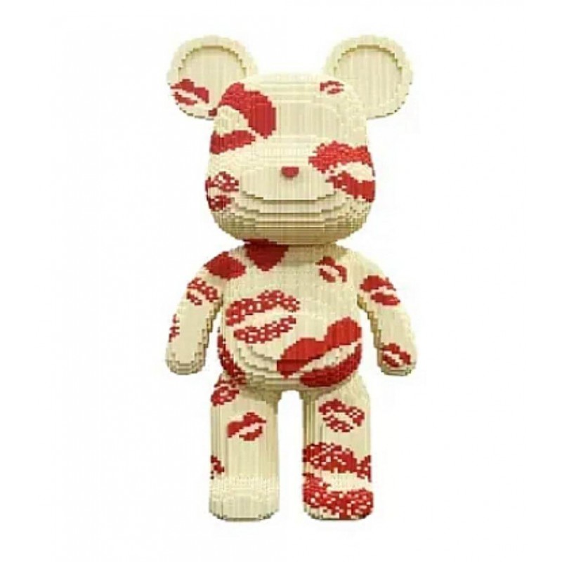 Magic Blocks Мишка Bearbrick Kisses 45 см 3500 деталей конструктор
