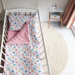 Набор детского постельного белья в кроватку Bimbo Котеня фланель 120x60