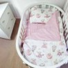 Комплект для детской кроватки Bimbo Ведмедик на месяце ранфорс 110x90