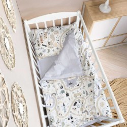 Детский комплект постельного белья Bimbo Приключения 110x90 см фланель