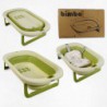 Складная детская ванночка Bimbo BM-60530 79х47х21 см с ножками, сливным клапаном, датчиком температуры и матрасом