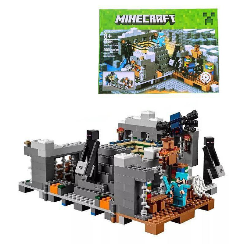 Конструктор аналог LEGO — Конструктор Майнкрафт Minecraft 559 дет. Портал в край/ Конечный портал — фото товара