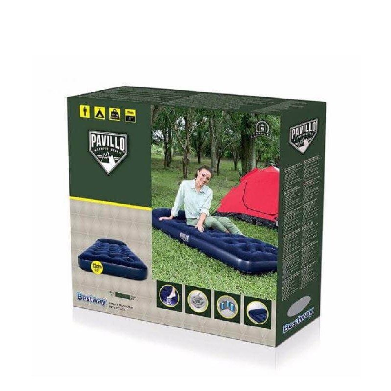 фото надувного одноместного матраса Bestway 67223 в коробке