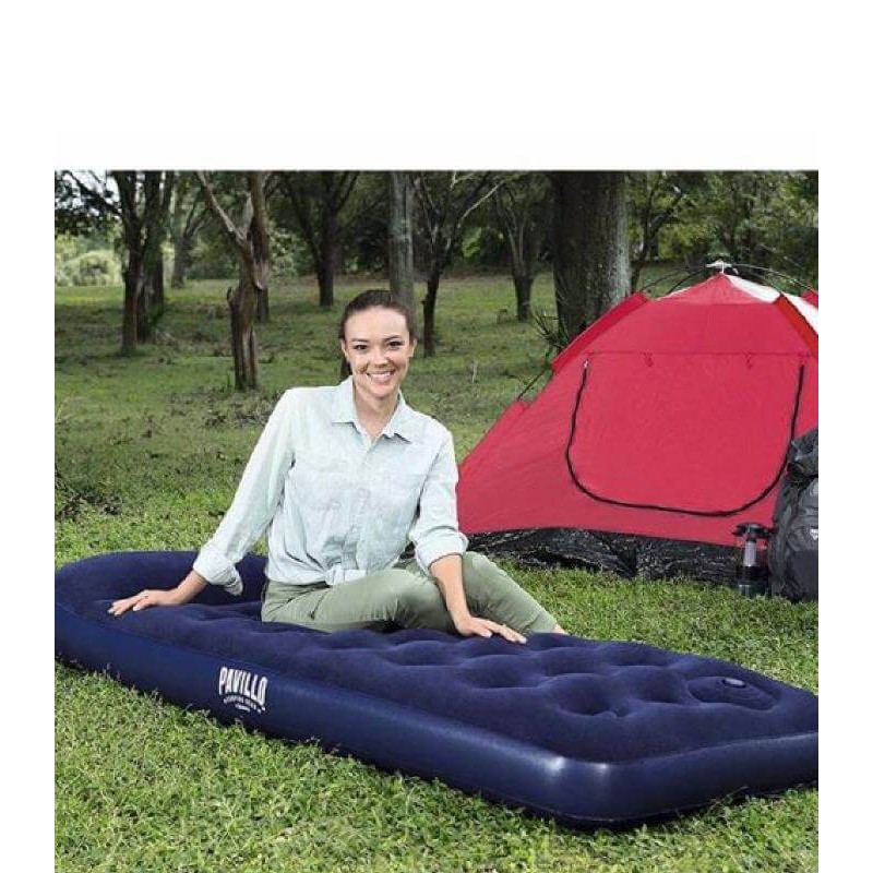 Надувной матрас Bestway 67223 185х76х22 см с встроенным ножным насосом фото