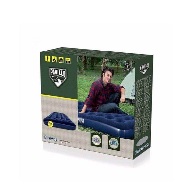 Надувной матрас Pavillo Bestway 67000 186х76х22 см велюровый фото