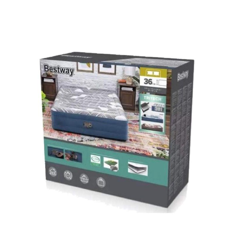 фото коробки надувной кровати Bestway 6712Y