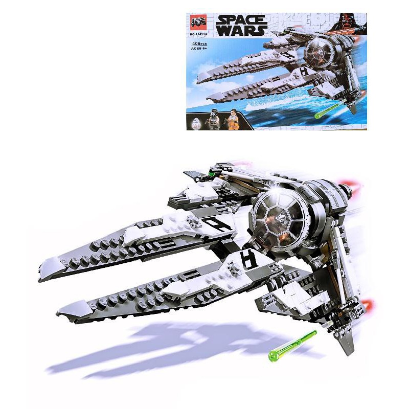 Конструктор аналог LEGO — Конструктор 408 дет. Перехватчик СИД Чёрного аса Звездные войны — фото товара