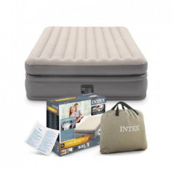 Надувная двухспальная кровать Intex 64164 с электронасосом