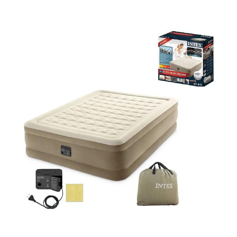 Надувная кровать Intex 64428 ND двухместная с электронасосом