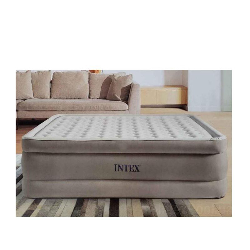  Накачивание кровати встроенным электронасосом Intex 64428 ND